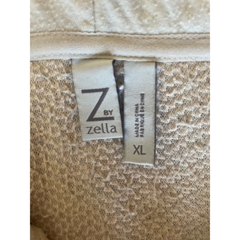 Zella By Zella Womens XL Cream Sherpa Pullover Hoodie Cozy‎ Comfy - Picture 2 of 2